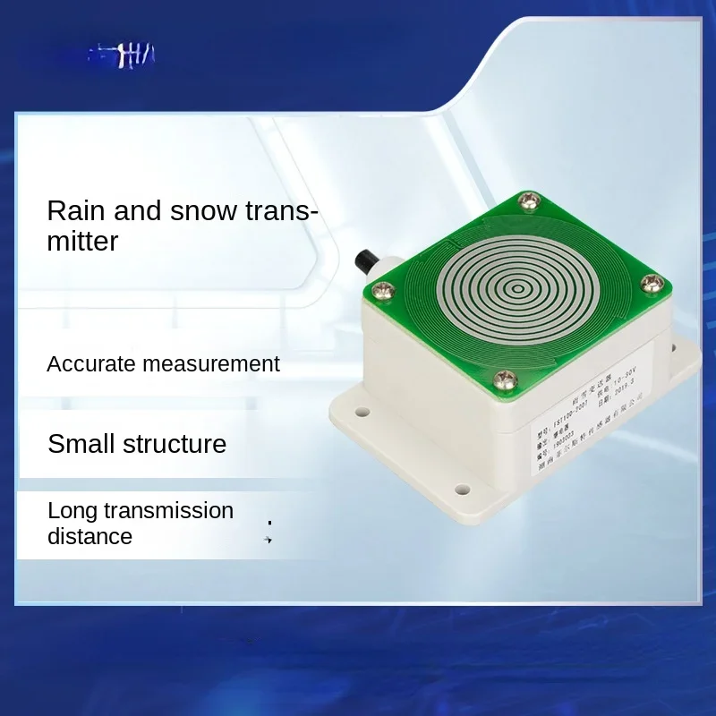 Rain and snow sensor transmitter, pressure and corrosion resistant weather