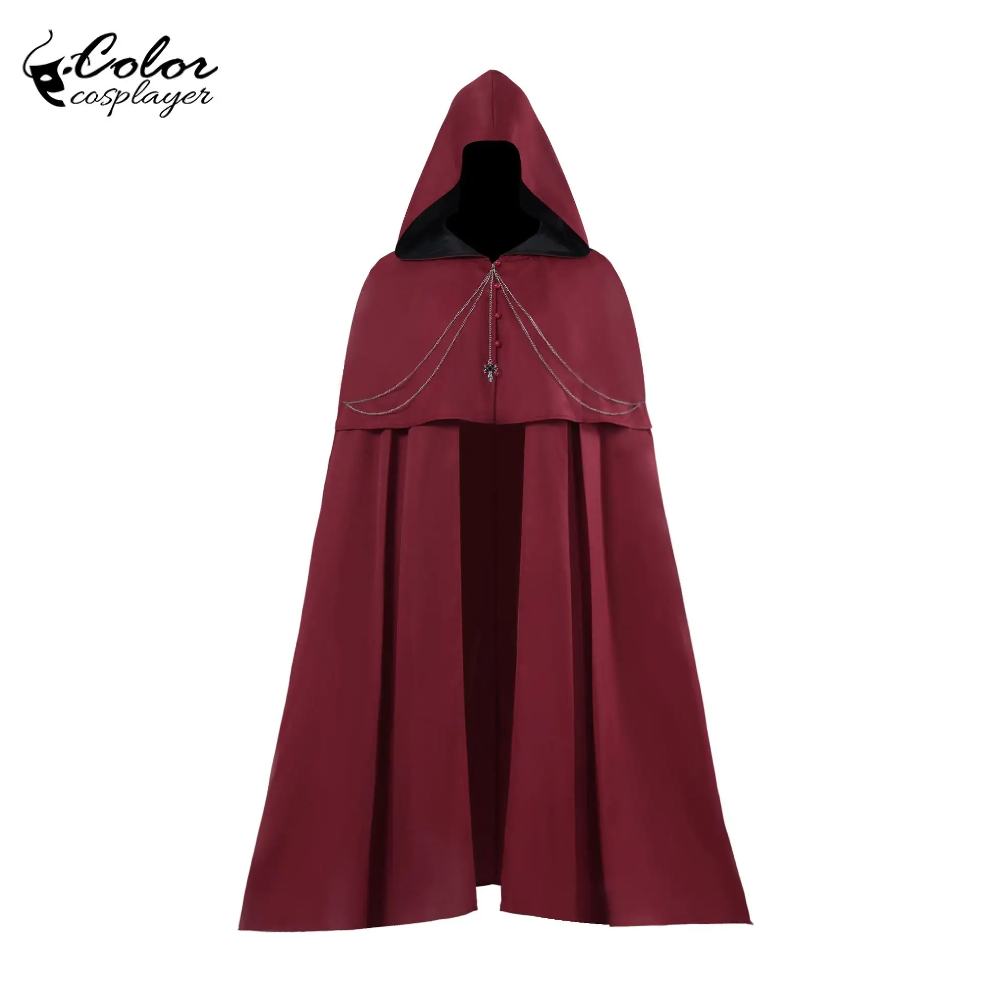 

Карнавальный средневековый плащ Ночной страж, костюм для косплея, накидка с капюшоном, винтажный фестивальный наряд, одежда для взрослых для парадов и сценических выступлений