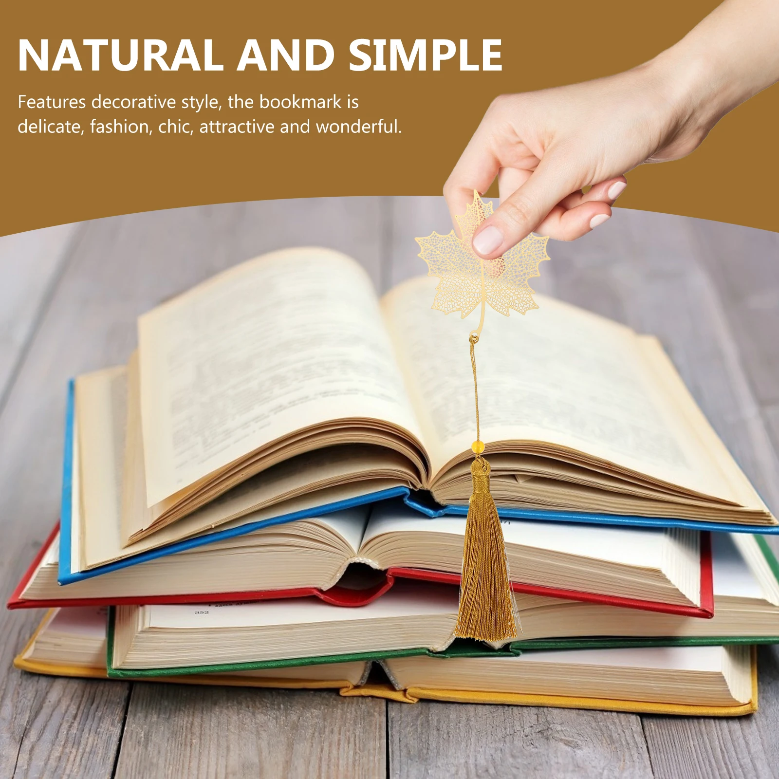 3 قطعة الإشارات المرجعية المعدنية جميلة ورقة شرابة طالب هامش تقليم كتاب صفحة علامات النحاس الجوف المرجعية القراءة اكسسوارات الهدايا