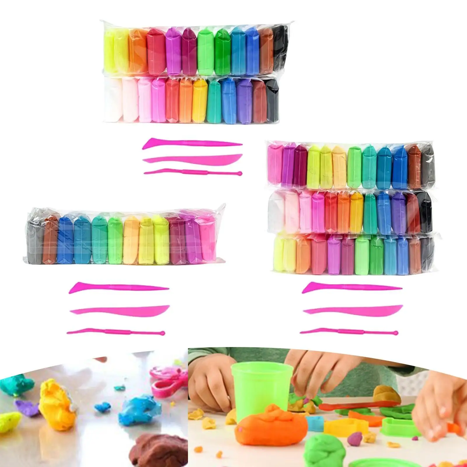 Modeling Clay Toys DIY Craft Molding Clay Art Decorative Molding Toys with