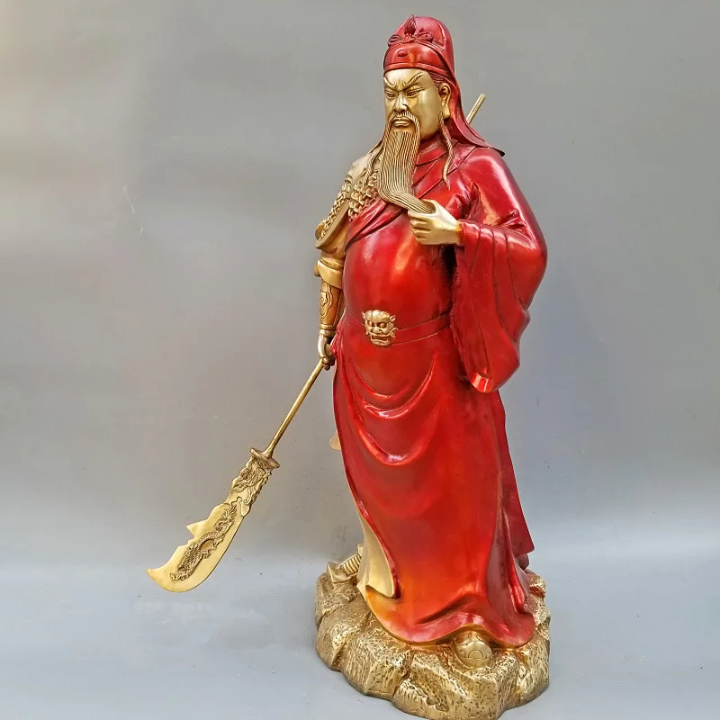 Рисунок 3 - Ручная роспись, бронзовая статуя бога Гуань Ю и У