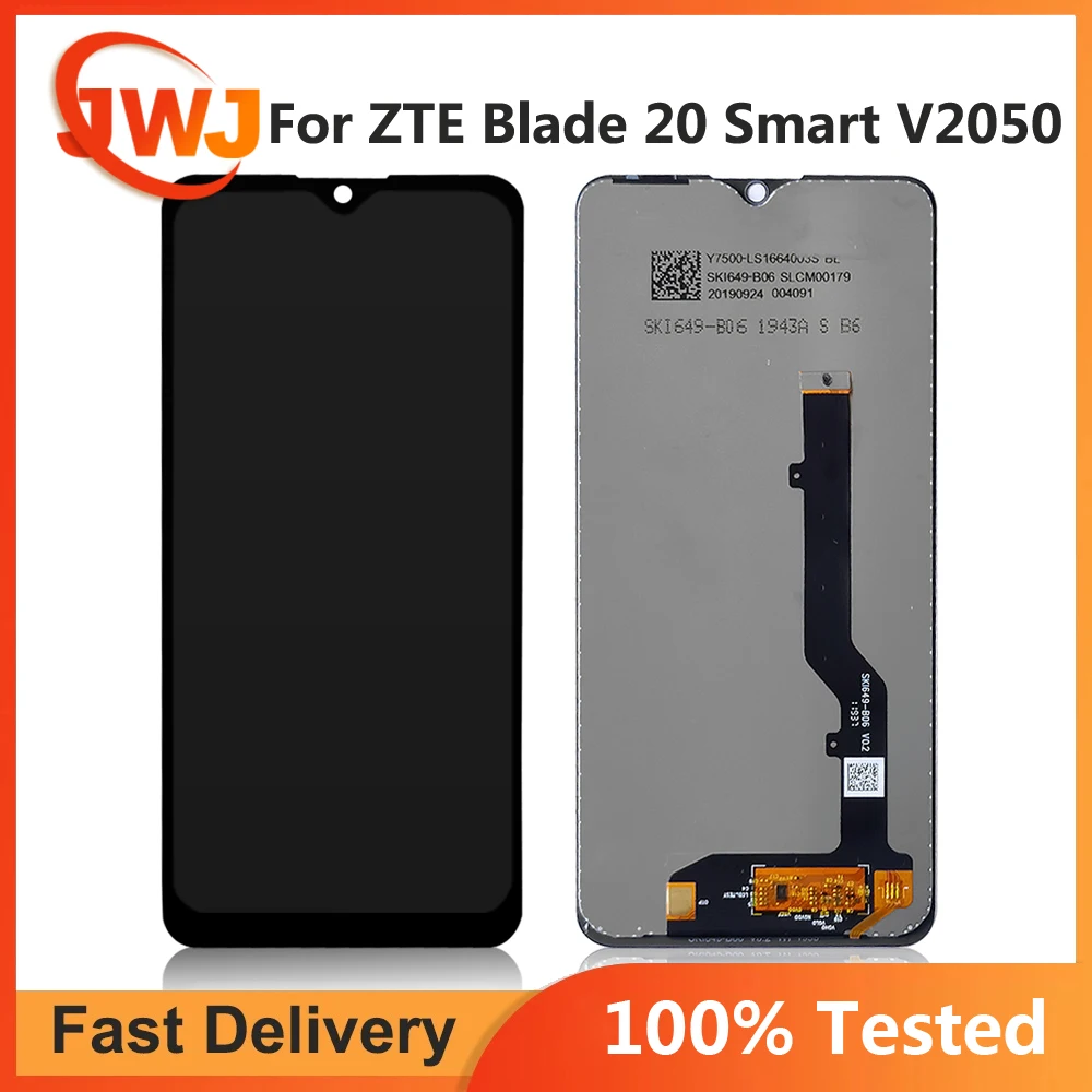 

Tested 6.49 inch LCD Sensor For ZTE Blade 20 Smart V2050 Display Screen Touch Digitizer Assembly ZTE Blade20 Smart 2050RU LCD