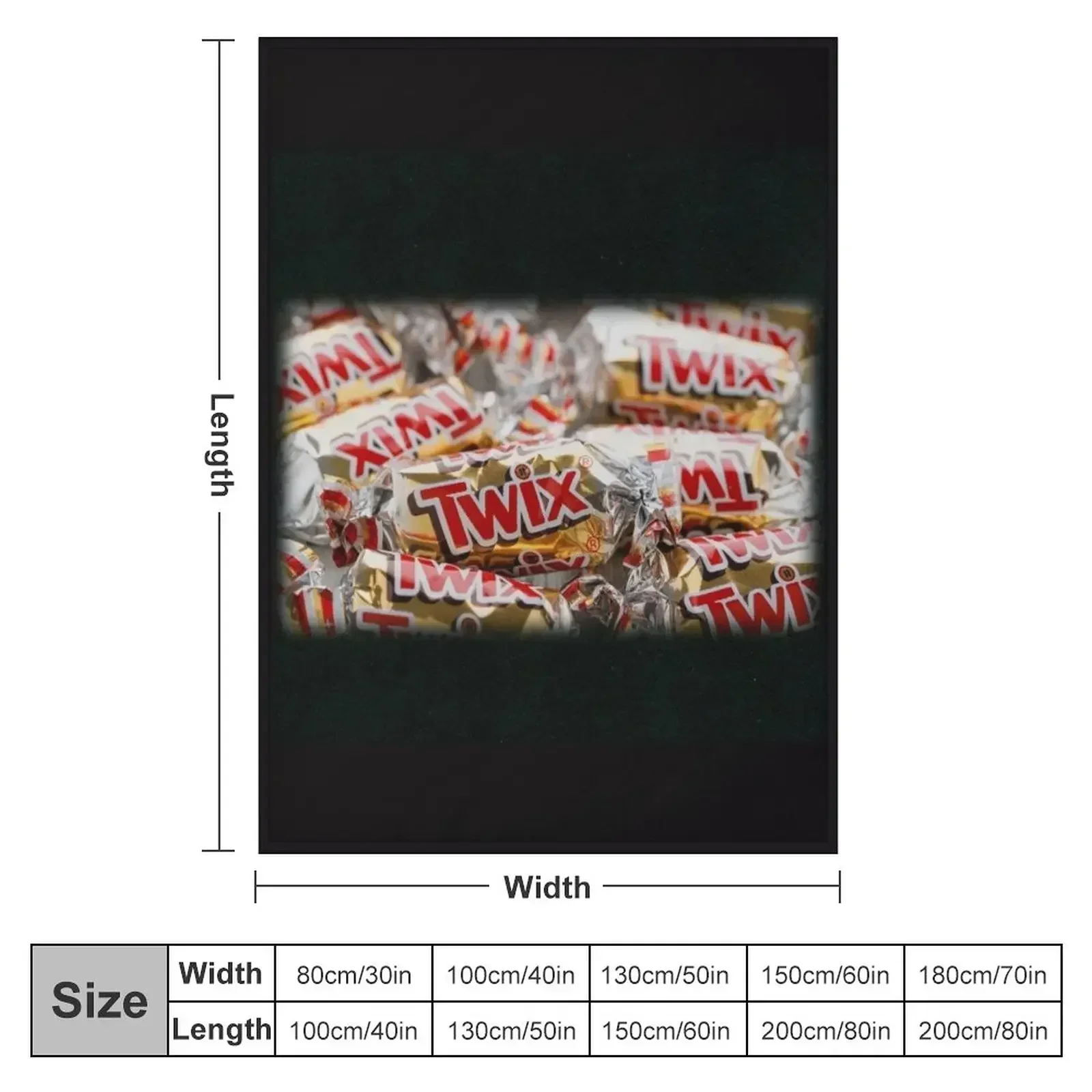 TWIX Patterns Pillows and Stickers (Twix) Throw Blanket for sofa Sleeping Bag Blankets