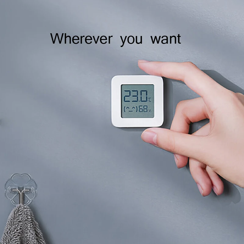 Xiaomi Smart LCD-scherm Digitale thermometer 2 Wifi Bluetooth Temperatuur-vochtigheidssensor Vochtmeter Mijia-app Realtime ﻿