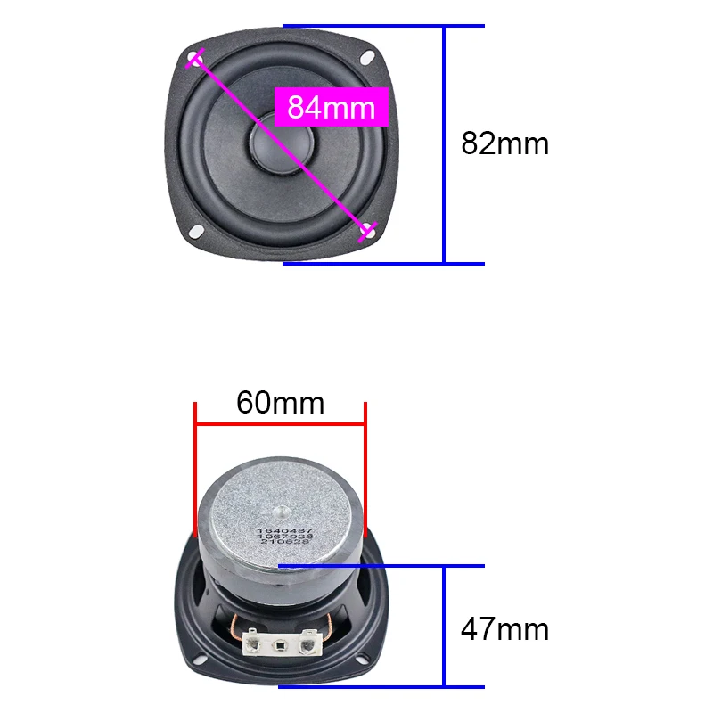 GHXAMP do Klipsch głośnik 3 cal Mid Bass jednostka 6OHM 16W 2PCS