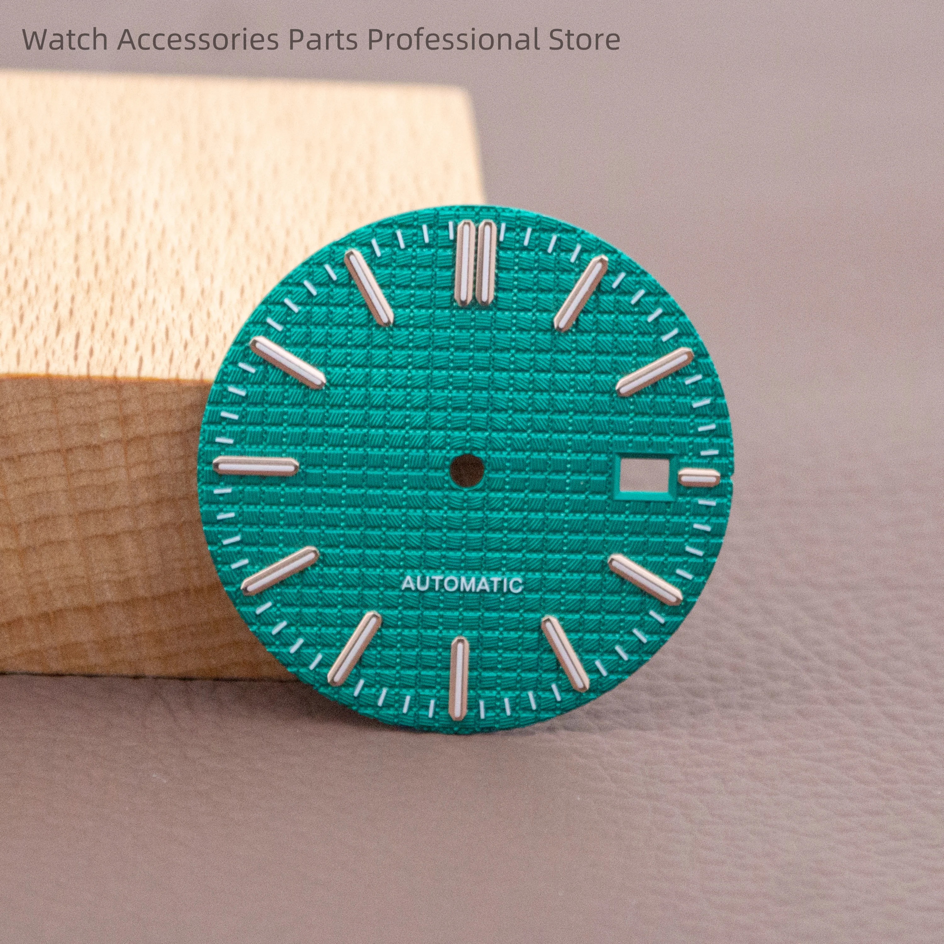 

31.8mm Dial Watch Dial Green Luminous Watch Face for Royal Oak fit NH35 Automatic Movement Watch Part NH35 Dial