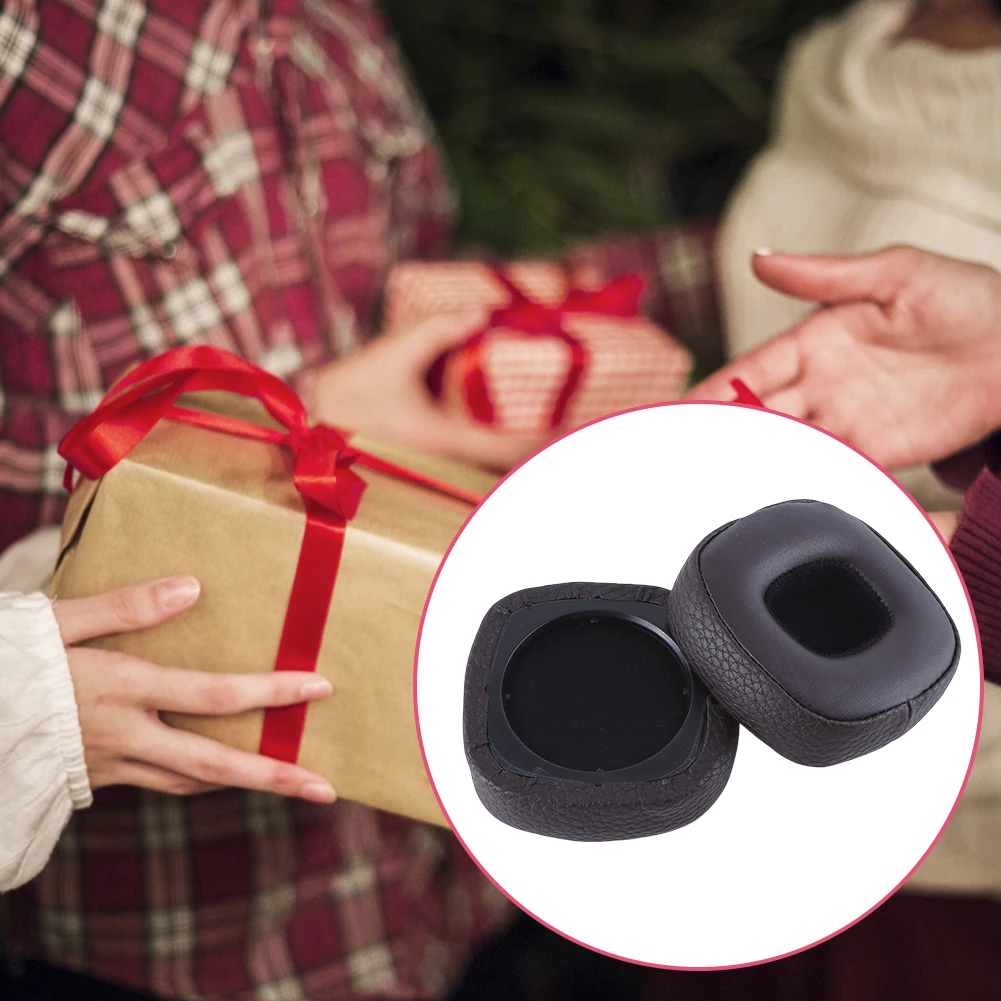 1 زوج استبدال سماعات الأذن وسائد البروتين الجلود سماعة الأذن وسادات الأذن أكواب غطاء إصلاح أجزاء لمارشال ميجور 4 #2