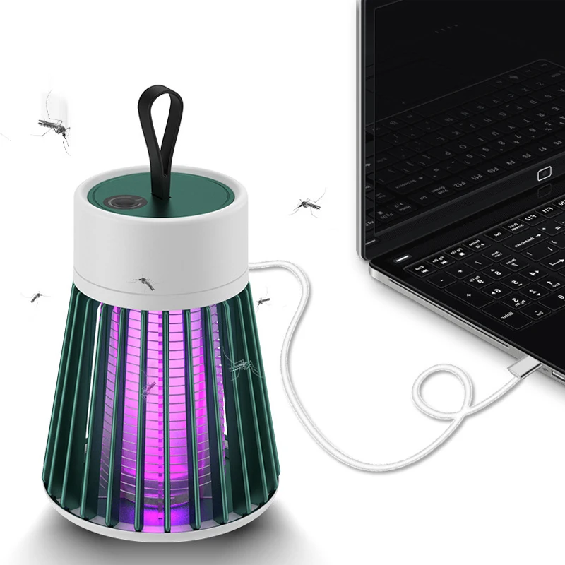 Electric Shock Mosquito Killer Lamp USB Fly Trap Zapper Insect Killer Repellent Bedroom Outdoor Anti Mosquito Trap