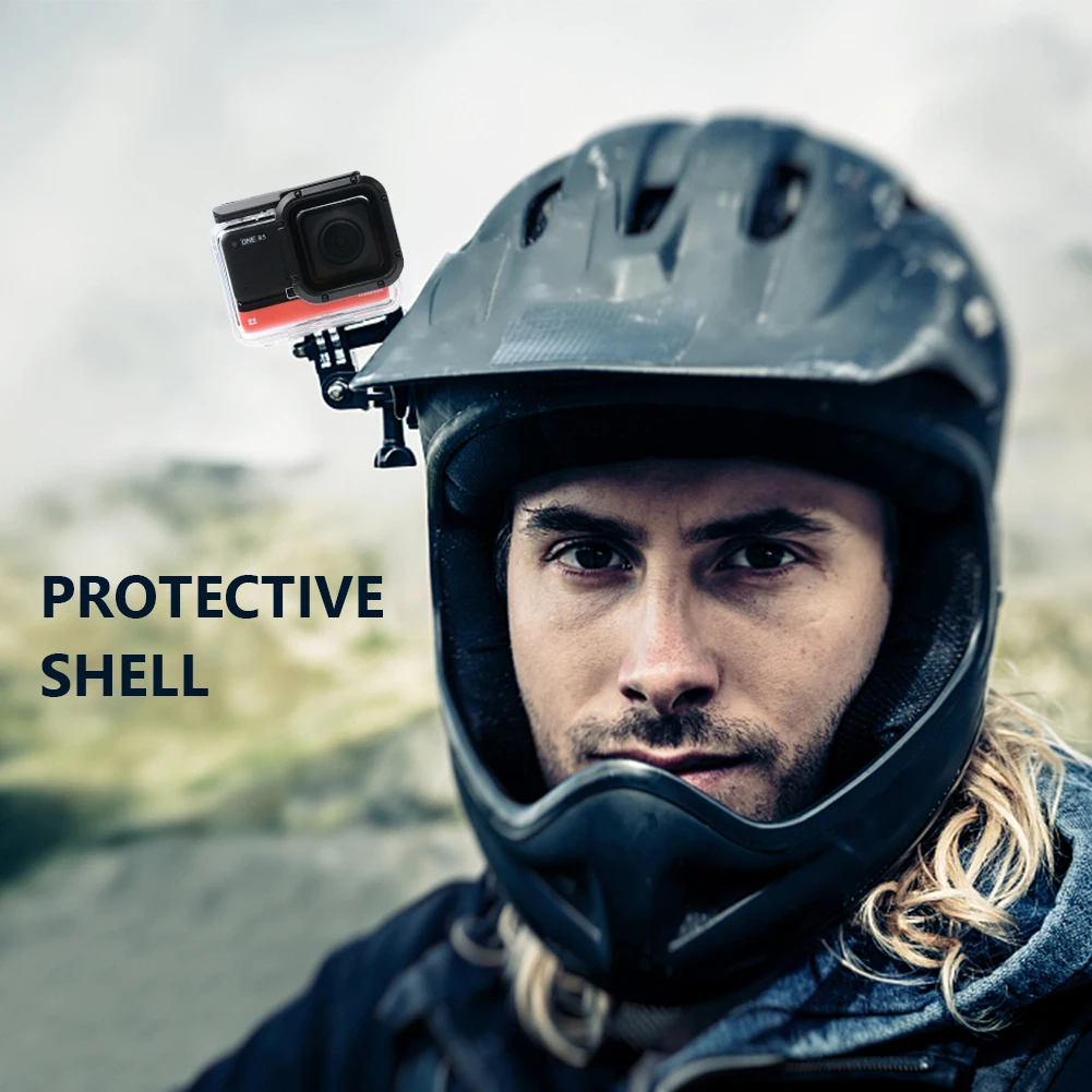 Protective Case Waterproof Protective Cover Shell Panoramic Version Support 60m Snorkeling for Insta360 One Rs 4k Action Camera