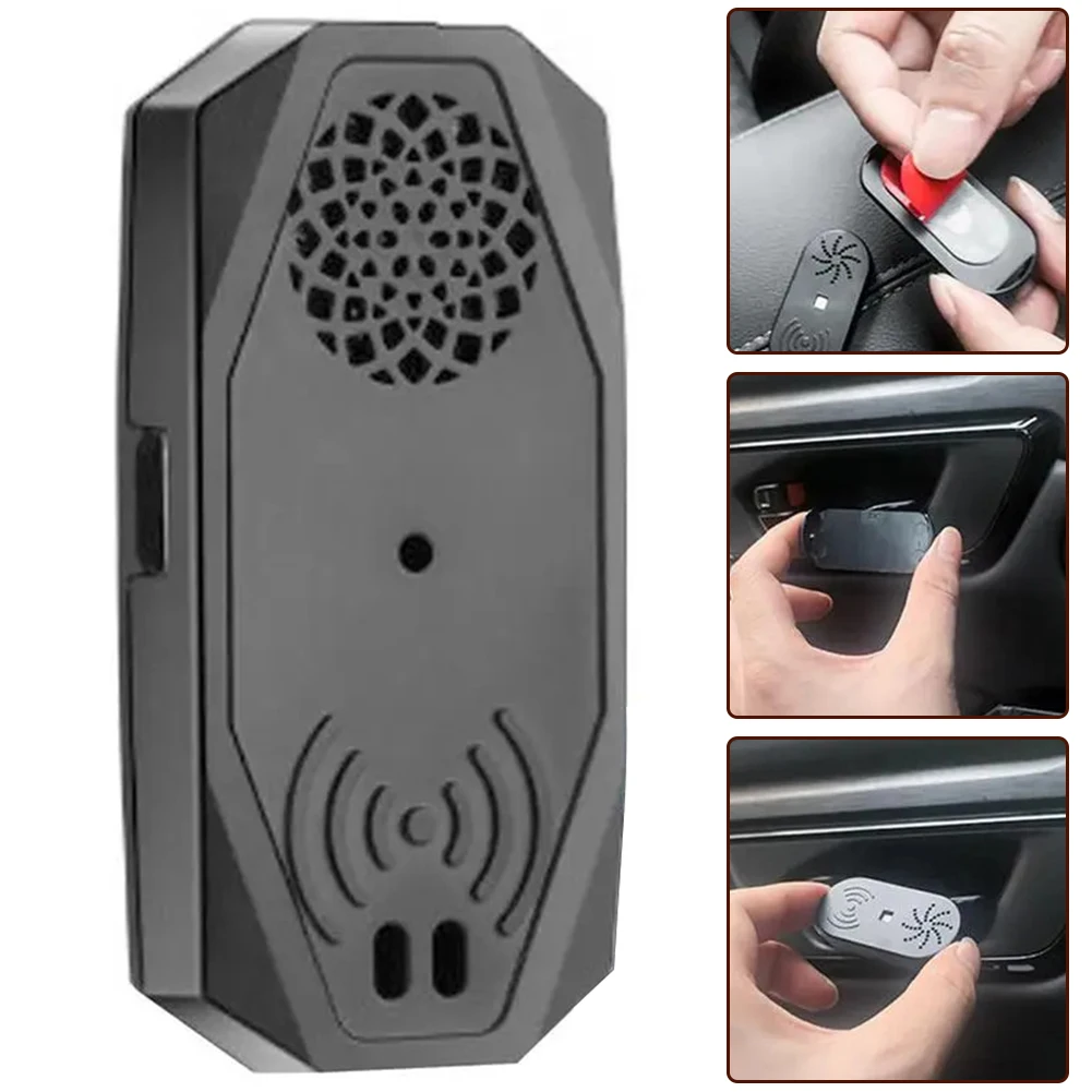 Car Door Alarm Security Anti Lost Remind Vibration Alarm Sensor Detector ABS+Electronic Components For Any Car Or Truck