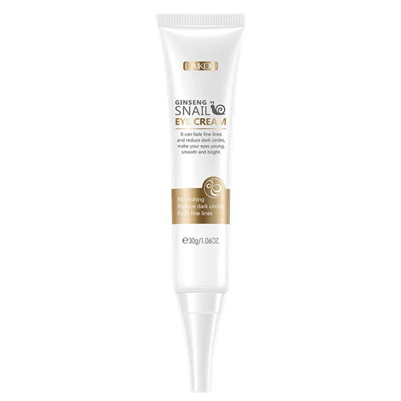 Laikou 30g Snail Eye Cream Essence Moisturizing Firming Anti-Aging Eye Serum Dark Circles Eye Bags Removal Anti Wrinkle Eye Care
