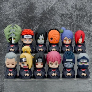 6 Buah / set Naruto Amine Figure Shippuden Action Figure Versi Q Lucu Akatsuki Itachi Nyeri Obito Model Koleksi Boneka Mainan Hadiah 8 angka obito penjualan terbaik - №