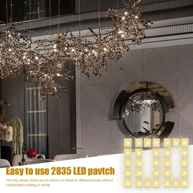 100 шт., чипы для ламп, 3 в