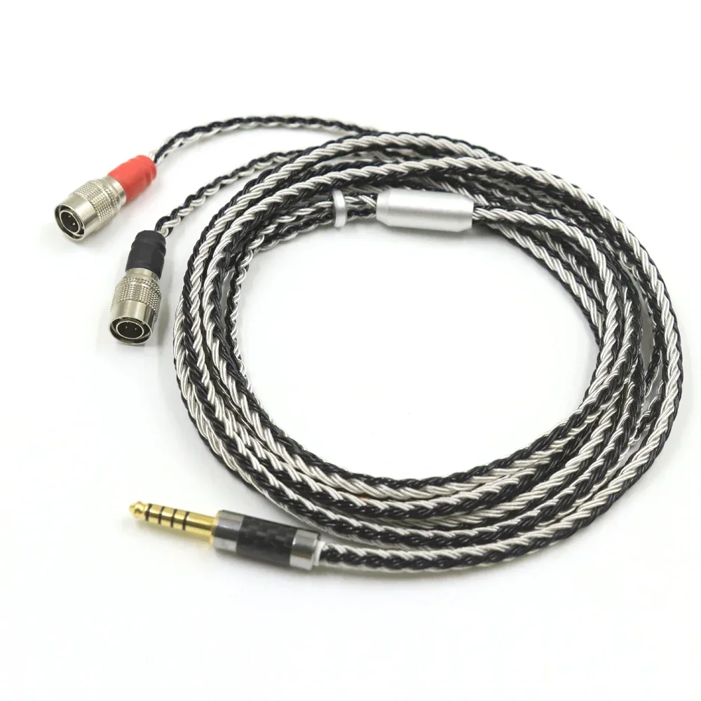 

HIFI 16-ядерный 99% 7N OCC посеребренный кабель для обновления наушников для Dan Clark Audio Mr Динамики Ether Alpha Dog Prime