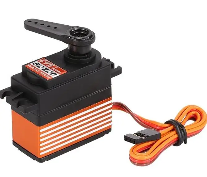 SkyDElCYS S2220 Waterproof Titanium Gear Standard Digital Magnetic Motor Servo 0.18sec/60° Torque 20kg/Titanium 7.2V HV For KST