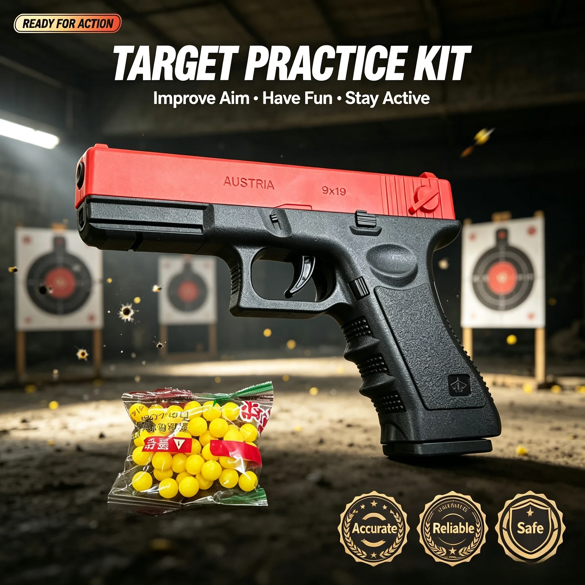 8S-Soft Bullet Toy Pistol Lower Magazine Manual Gun with Laser Airsoft Pistol Outdoor Sports CS for Children Game Gift