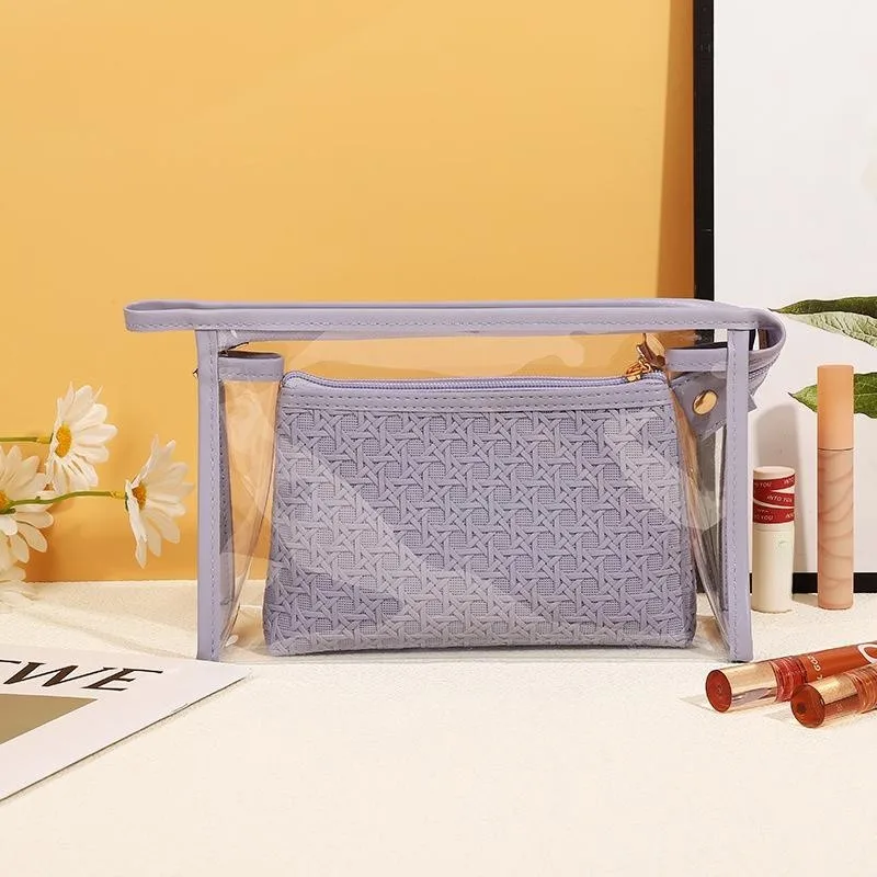 New Makeup Bag For Women Waterproof Travel Cosmetic Storage Bag Girls Tote Bags Bathroom Wash Bag Multifunctional Toiletry Kit