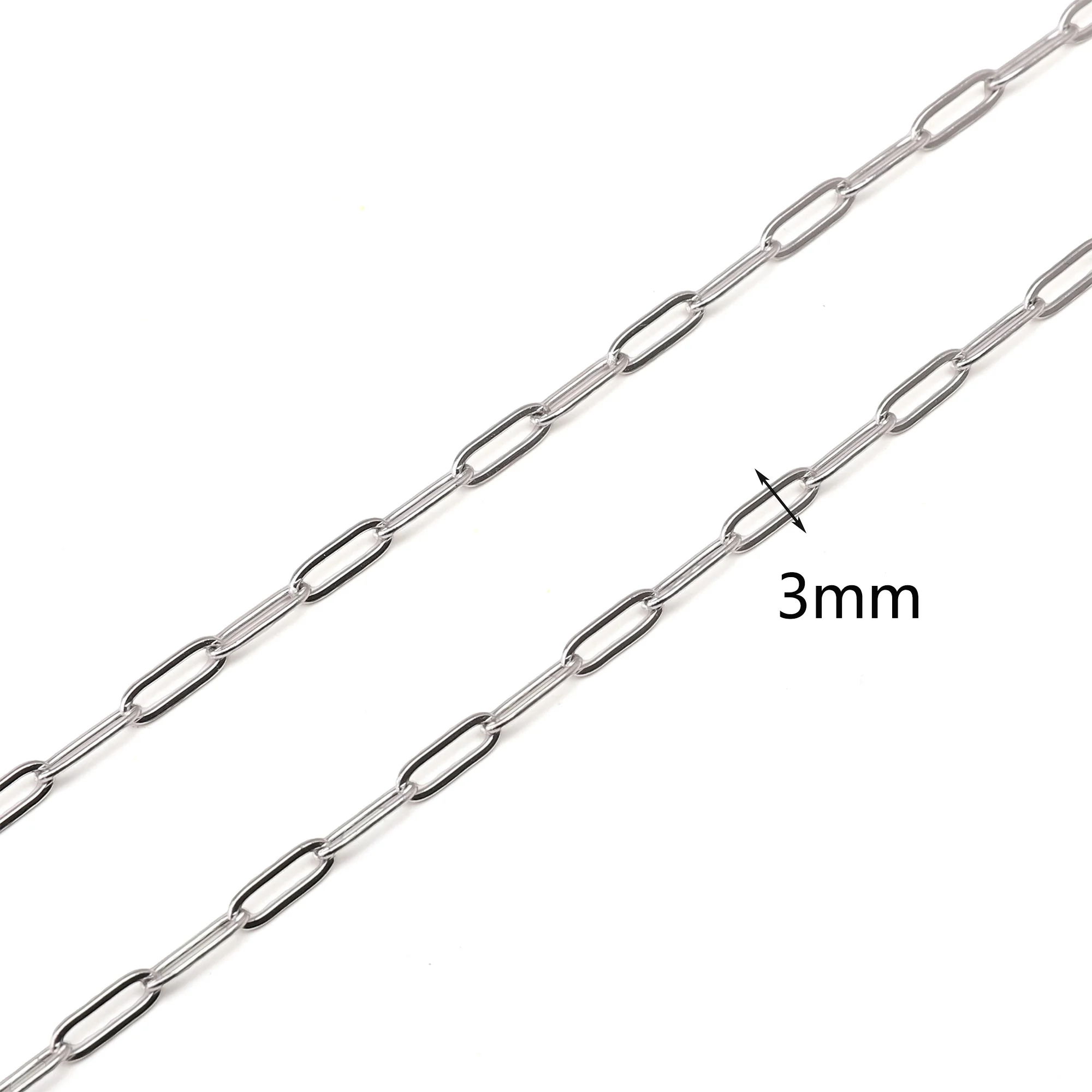 1m Stainless Steel Chain for Jewelry Making