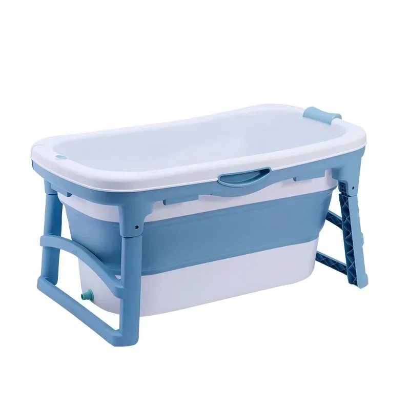 Foldable adult bath tub thickened bath tub household plus size bath full-body adult Tik Tok with the same paragraph.