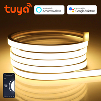 Tuya Smart Home WiFi Wireless Control LED Neon Strip Light DC5V USB USB Waterproof Flexible Tape Support Alexa Echo Google Home