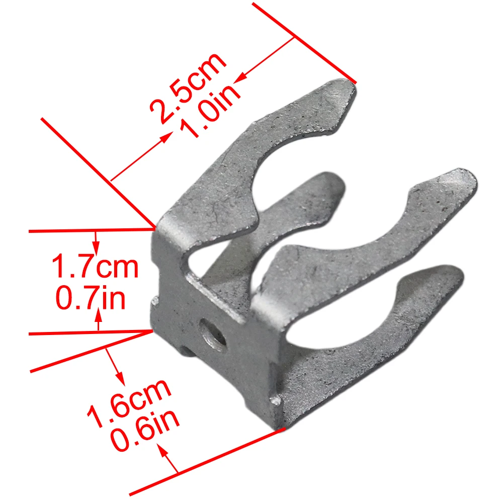 2Pcs Brake Cable Spring Clip Metal 1H0609747 Wear-resistant Non-deformation Replacement Fix For VW Jetta Passat Lupo Sharan Golf