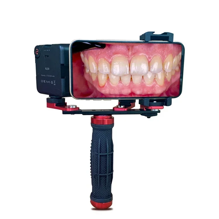 

Dentists Oral led Denta photography twin flash light mobile photography equipment