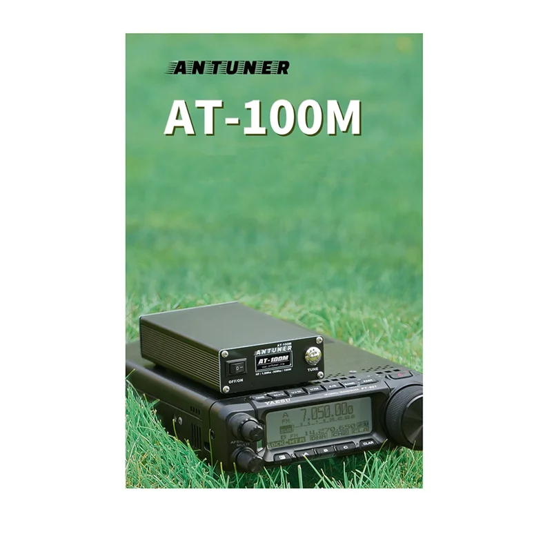 Universal 1.8MHz-30MHz ATU-100 ATU-100M 100W QRP เสาอากาศจูนเนอร์อัตโนมัติ + SWR Meter 2 ใน 1 สําหรับวิทยุ HF USDX G1M ฟุต-818 817