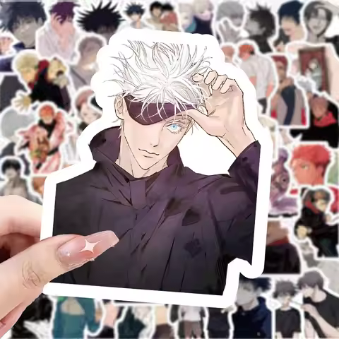 10/30/50/100pcs Jujutsu Kaisen Cartoon Anime Stickers Cool Satoru Gojo Itadori Yuji Decals Notebook Suitcase Phone Manga Sticker