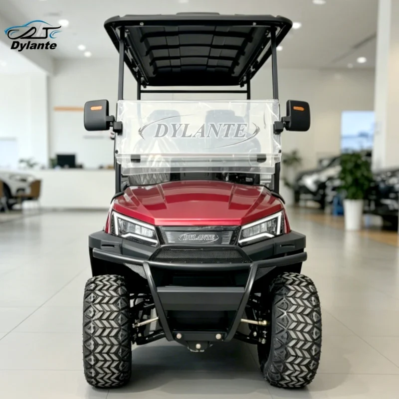 Factory Customized Solar Panel Powered 4KW Motor 60V Four-Wheel Scooter Electric Off-Road Vehicle Golf Cart For Golf Courses