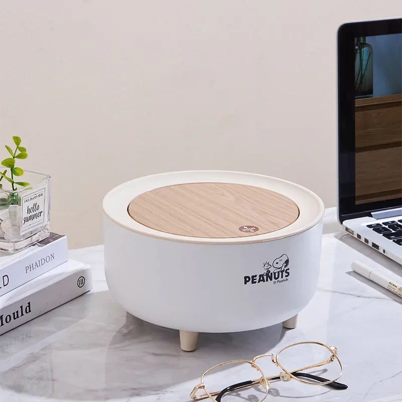 7L MINI Desktop Trash Can Table Basket Desk Dustbin Garbage Bucket Press for Bedroom Kitchen Rubbish Bin Storage Box with Lid