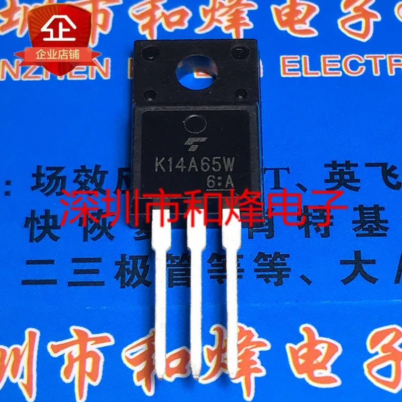 10PCS/Lot K14A65W TK14A65W  TO-220F  650V 13.7A  Really Stock Original Best Quality Fast Shipping 100%Test