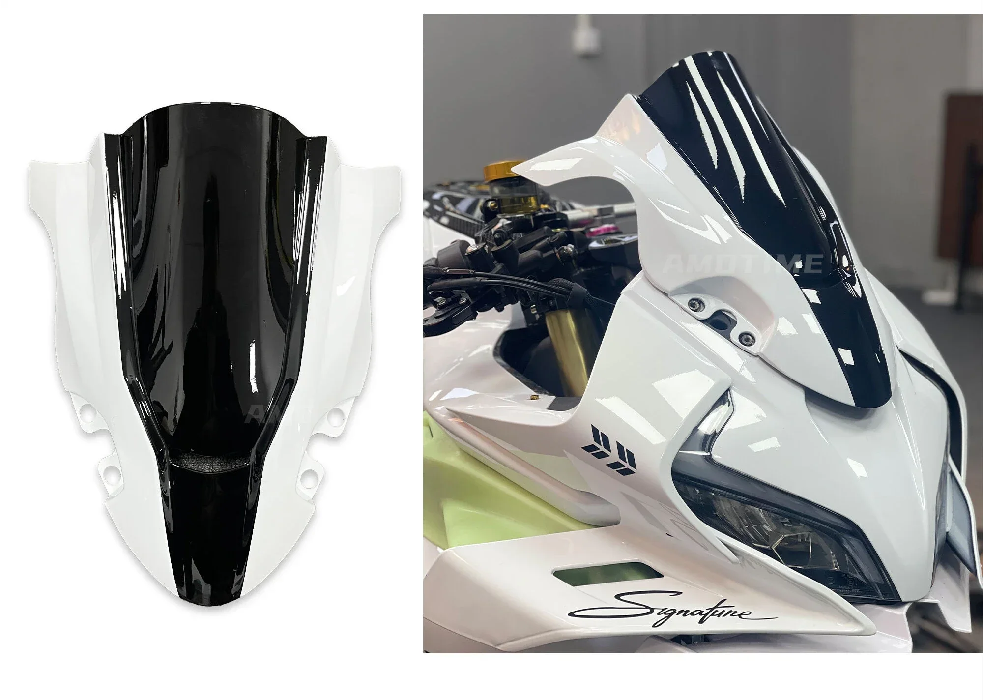 

Applicable to spring breeze 450SR/S dream competition windshield low front windshield diversion non-destructive modification acc