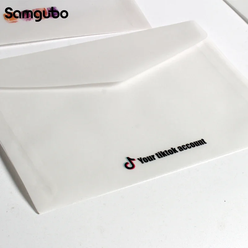 10pcs Custom Transparent Paper Envelope Set Vintage Wedding Invitation Envelopes for letters