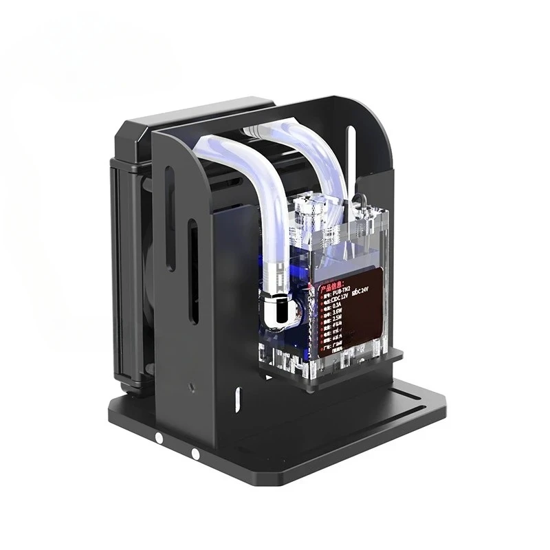 Industrial instrument built-in water cooling module  pump water tank integrated 12V-24V