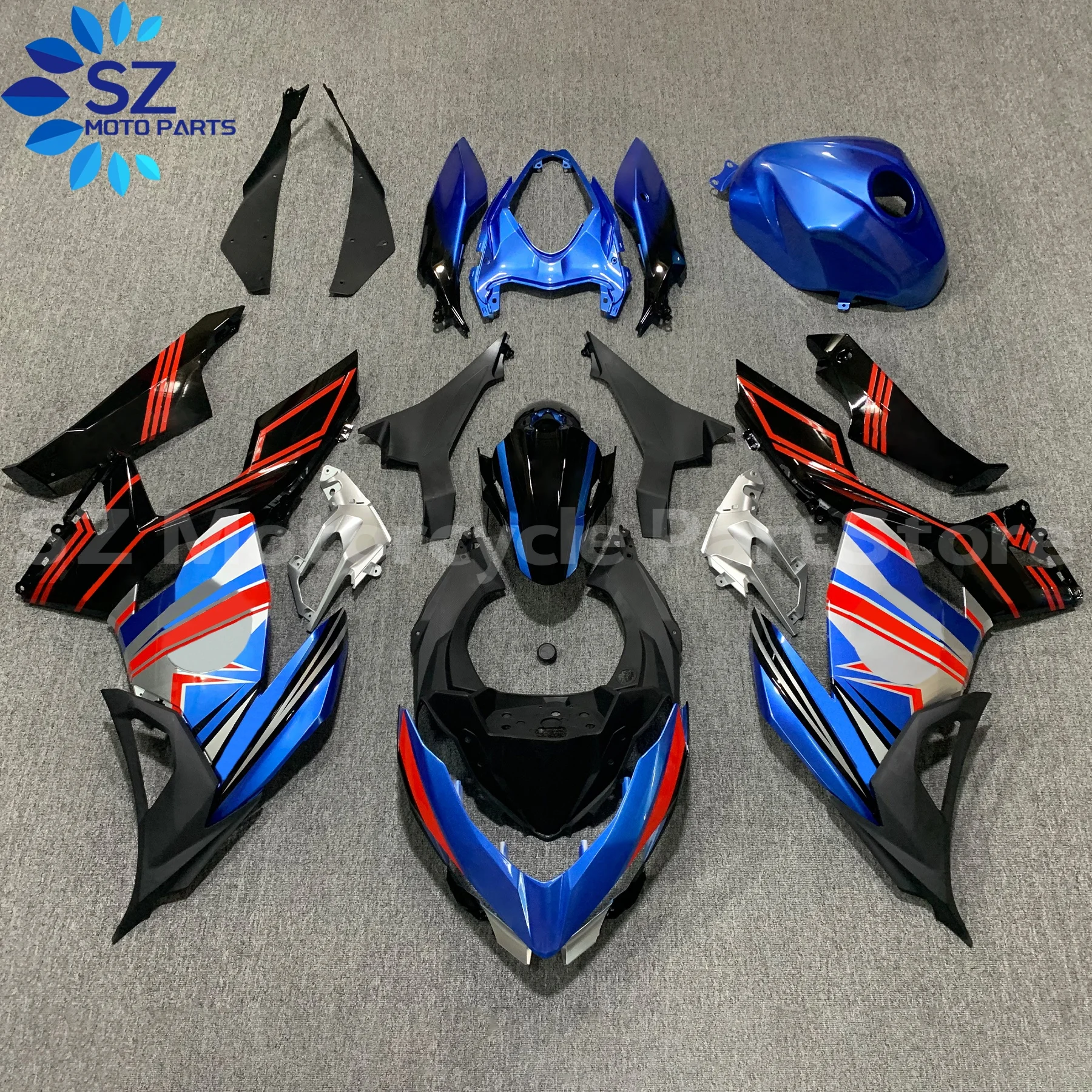 

New ABS Motorcycle Fairings Kit fit for KAWASAKI Ninja400 EX400 2018-2024 NINJA400 18 19 20 21 22 23 24 Bodywork fairing Kit