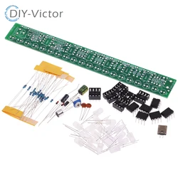 USB audio spectrum lamp kit LED car volume level indicator music audio display circuit board to increase the hands-on ability