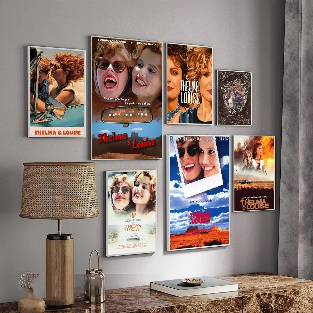 Classic movie T-thelma and L-louiseS Classic Movie Posters HD Quality Poster Wall Art Painting Study Nordic Home Decor