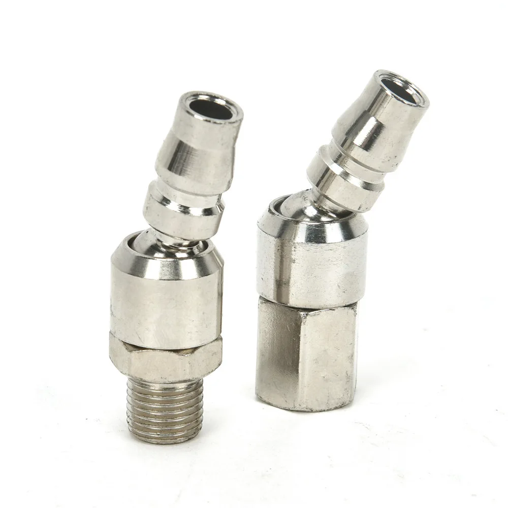 Universal Pneumatic Quick Fitting Air Hose Coupler Threaded Adapter Plug Industrial Tool Hardware Maintenance