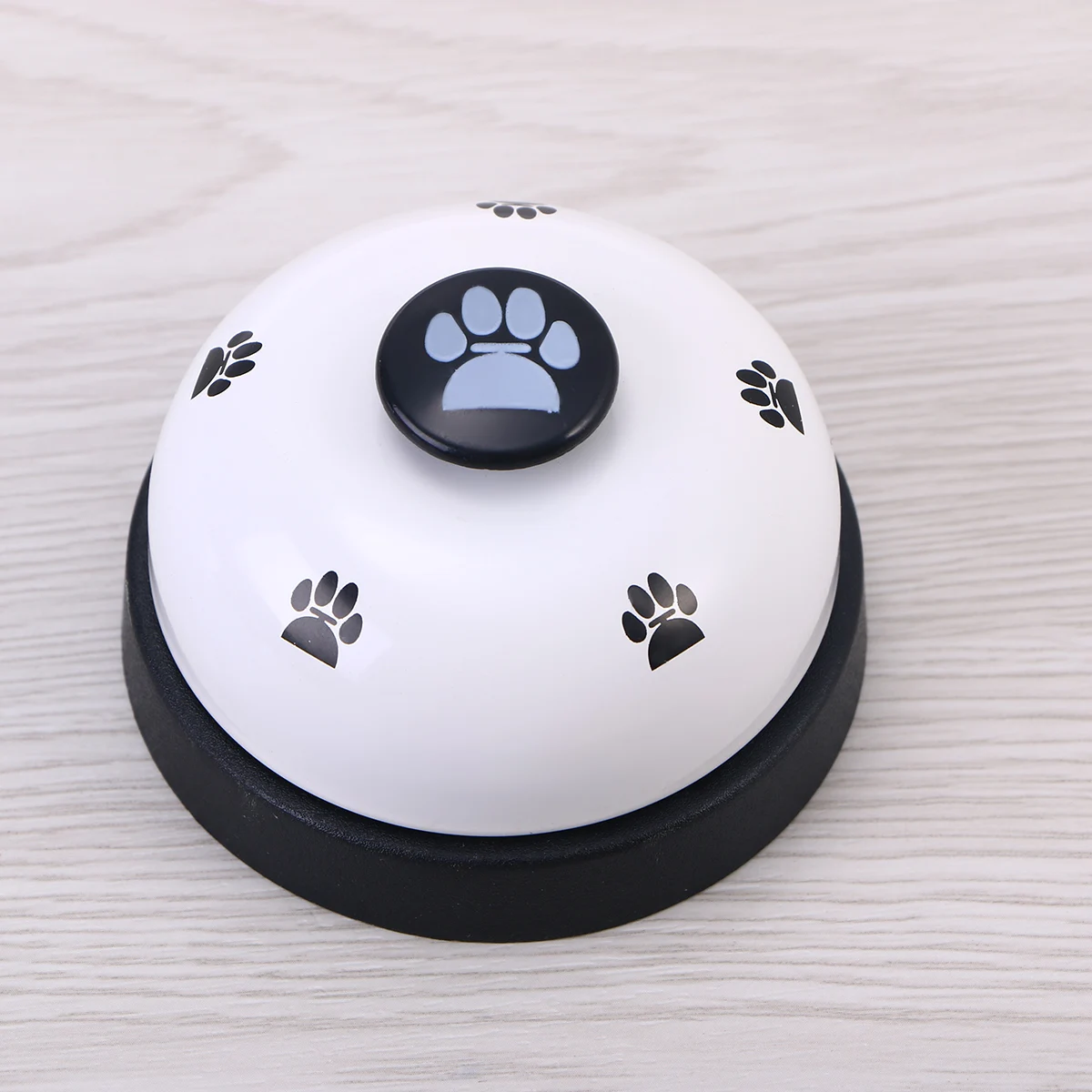 

Pet Training Bells For Dogs Puppies Flat Loud Button Bell Device Communicate Needs Behavior Control White Black