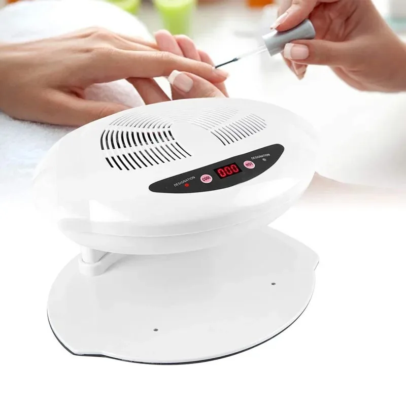 400W High-Power Nail Polish Dryer Inductive Ordinary Nail Varnish Fan LCD Cold And Warm Air Dryer Nail Enhancement Tool Machine