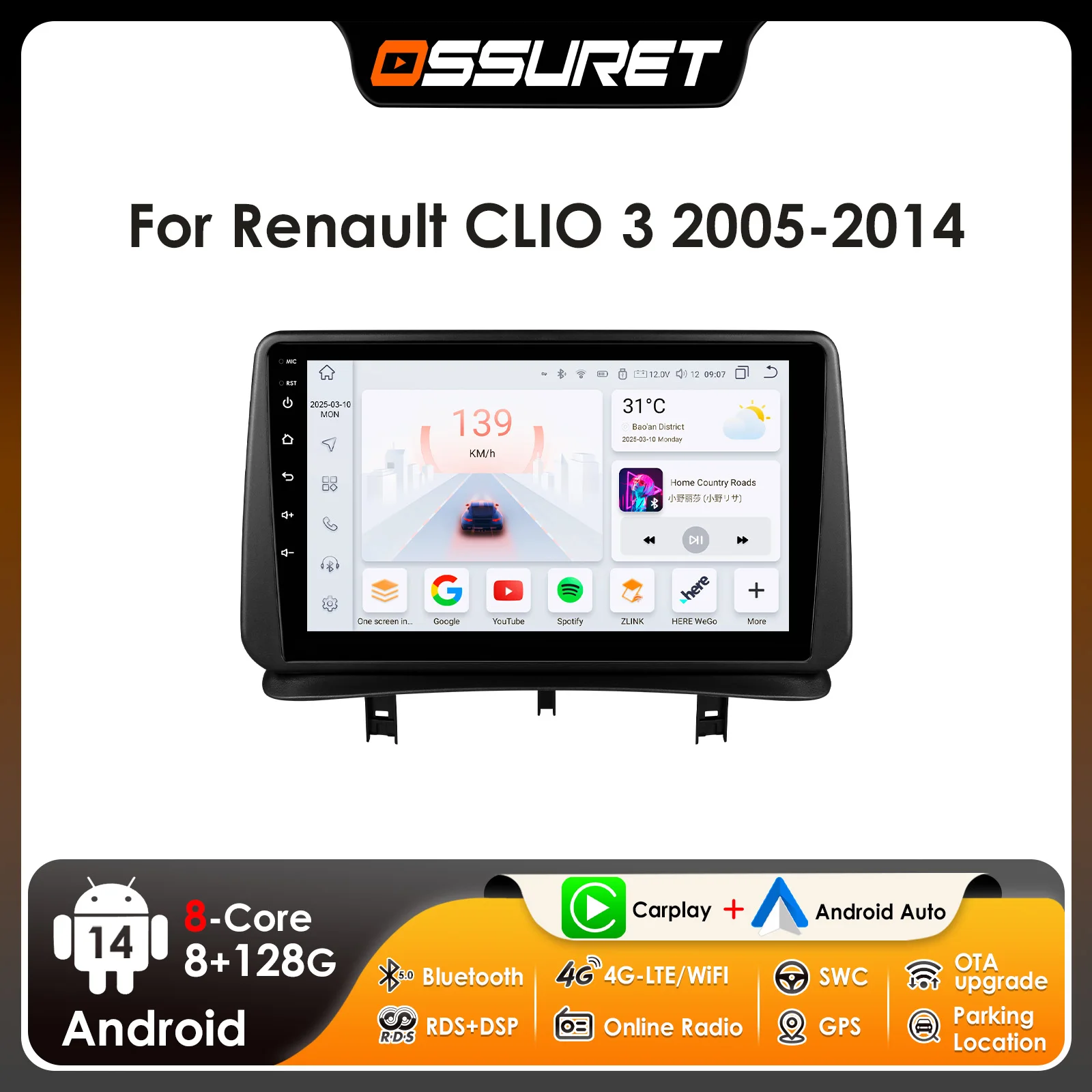 ΠΠ²ΡΠΎΠΌΠΎΠ±ΠΈΠ»ΡΠ½Π°Ρ ΠΌΠ°Π³Π½ΠΈΡΠΎΠ»Π° Ossuret 2DIN, 9 Π΄ΡΠΉΠΌΠΎΠ², Android, Π΄Π»Ρ Renault Clio 3 2005-2014, UI7862, ΠΌΡΠ»ΡΡΠΈΠΌΠ΅Π΄ΠΈΠ°, RDS, DSP, CarPlay, ΡΠ΅ΡΡΡΠ΅Ρ
ΡΡΠ΄Π΅ΡΠ½ΡΠΉ ΠΏΡΠΎΡΠ΅ΡΡΠΎΡ, Π³ΠΎΠ»ΠΎΠ²Π½ΠΎΠ΅ ΡΡΡΡΠΎΠΉΡΡΠ²ΠΎ ΠΠ²ΡΠΎΠΌΠΎΠ±ΠΈΠ»ΡΠ½Π°Ρ ΠΌΠ°Π³Π½ΠΈΡΠΎΠ»Π° Ossuret 2DIN, 9 Π΄ΡΠΉΠΌΠΎΠ², Android, Π΄Π»Ρ Renault Clio 3 2005-2014, UI7862, ΠΌΡΠ»ΡΡΠΈΠΌΠ΅Π΄ΠΈΠ°, RDS, DSP, CarPlay, ΡΠ΅ΡΡΡΠ΅Ρ
ΡΡΠ΄Π΅ΡΠ½ΡΠΉ ΠΏΡΠΎΡΠ΅ΡΡΠΎΡ, Π³ΠΎΠ»ΠΎΠ²Π½ΠΎΠ΅ ΡΡΡΡΠΎΠΉΡΡΠ²ΠΎ