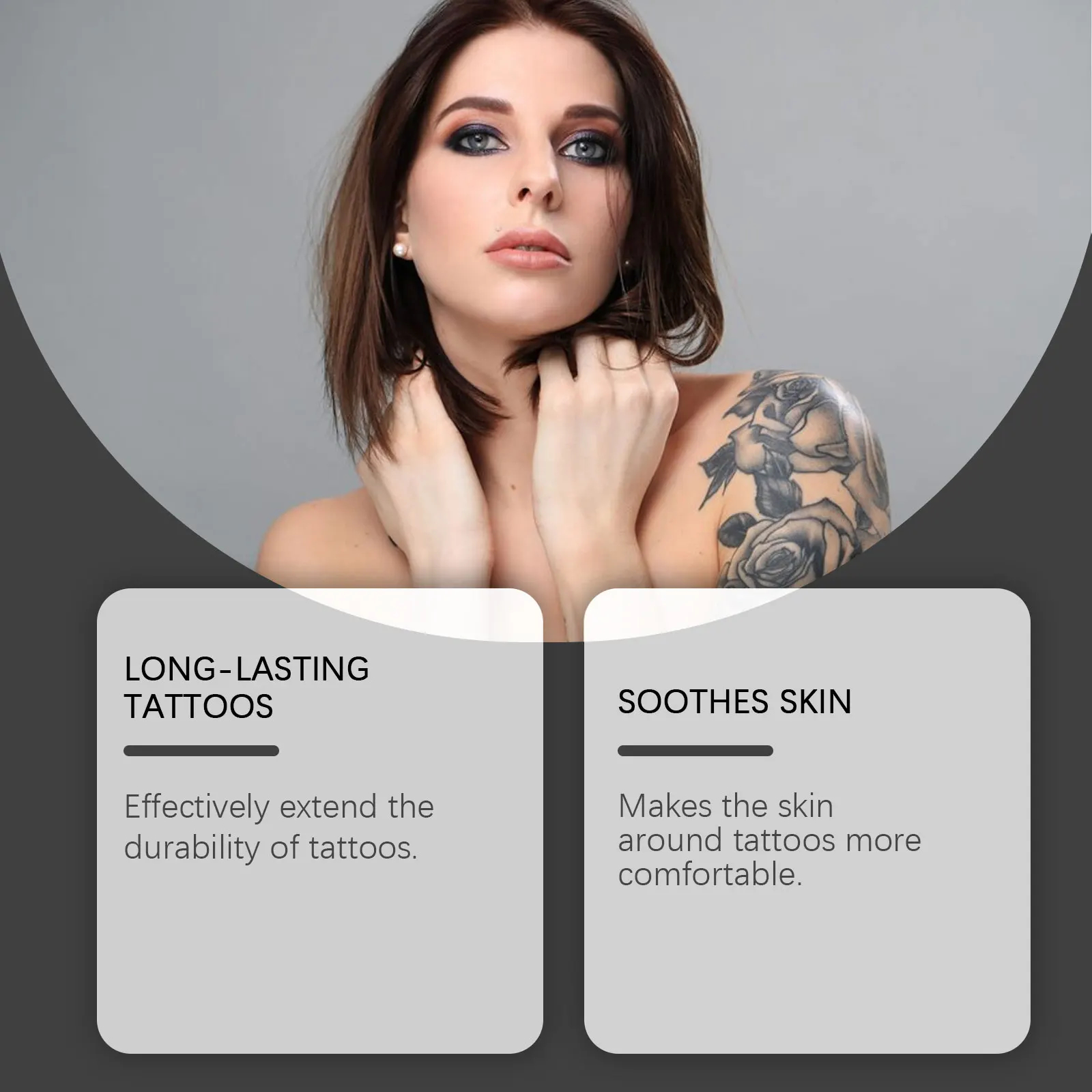 OceAura Tattoo Aftercare Cream Strengthening Moisturizing Skin Barrier Repair Care Aloe Vera Calming Gel Tattoo Soothing Cream - Image 5