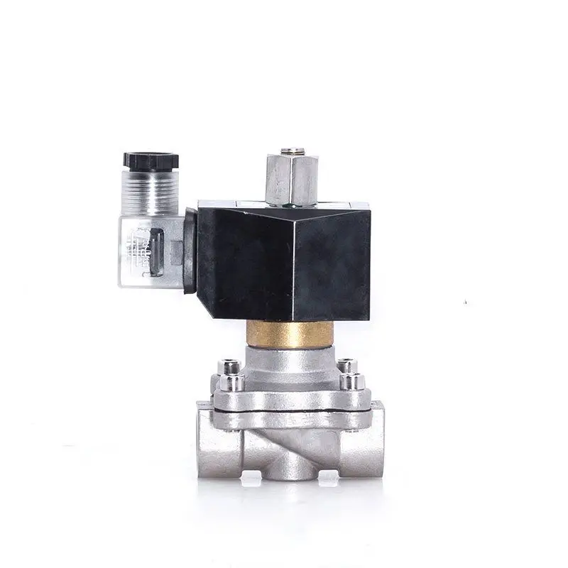 

1/2" Normally Open Waterproof Solenoid Valve 24V 12V 220V 110V Stainless Steel Solenoid Valves With LED Power Indicator