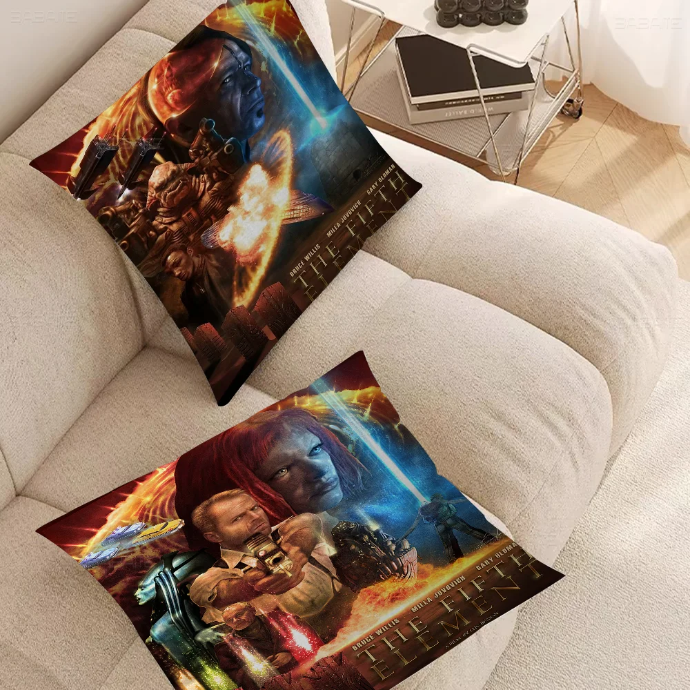 

Fifth Element Stitch Lucky Dragon Pillow Cover Sofa Cushion Cover Home Room Decoration Children Gift