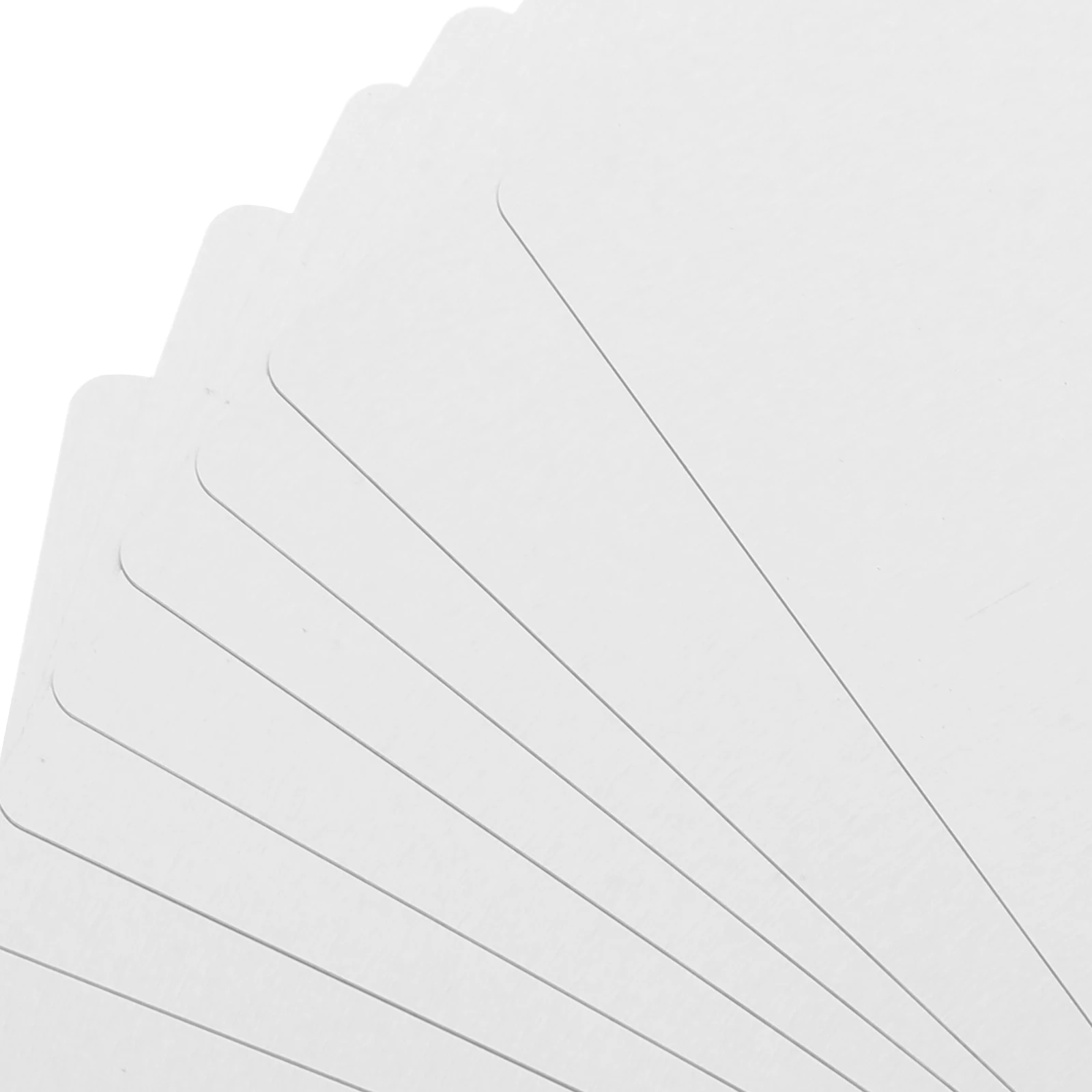 100 قطعة بطاقة الأعمال التسامي الألومنيوم الفراغات لوحات أسماء سميكة صنع بطاقات للنقش الطباعة سطح أملس #1