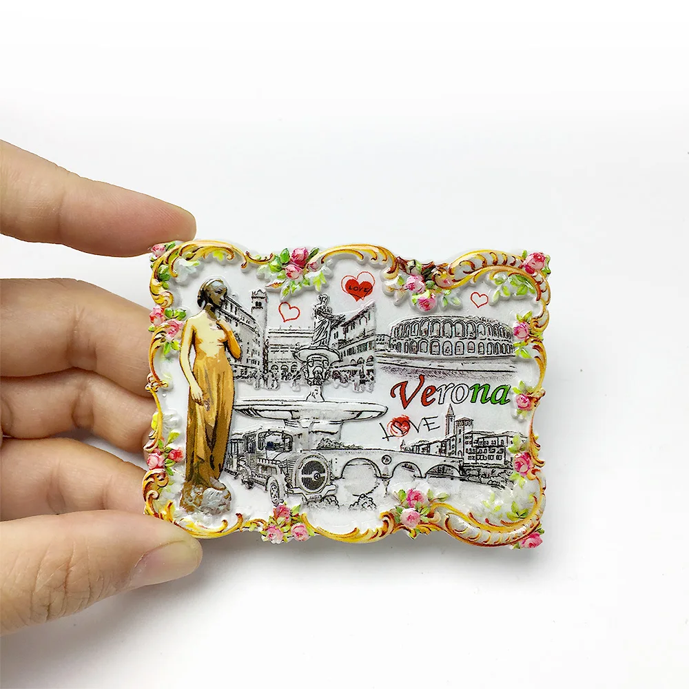 

‌Italian Verona Scenic Memorial Fridge Magnet Resin Material with Magnetism Decorative Collectible‌