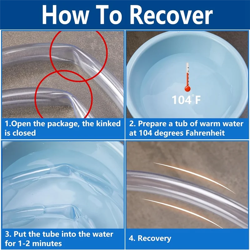 ABDJ-Sostituzione universale del tubo di scarico CA da 3 piedi-2 pezzi Tubo di scarico del condizionatore d'aria-Kit tubo di scarico CA portatile a tenuta stagna