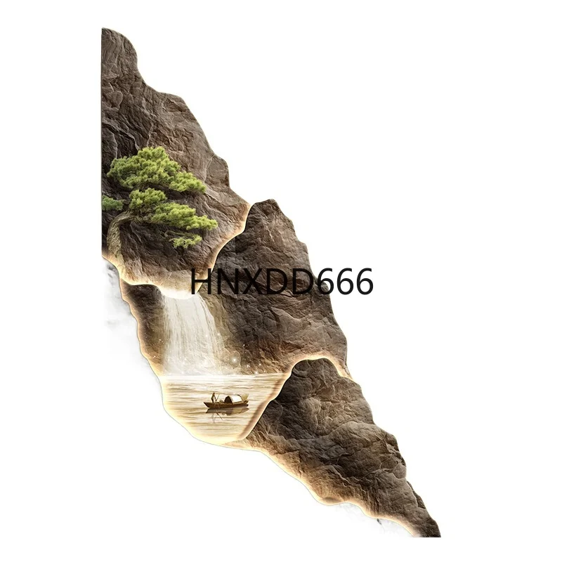 

Shengcai decorative landscape poster room decor wall art diamond painting posters Home Decor With lights Crystal porcelain