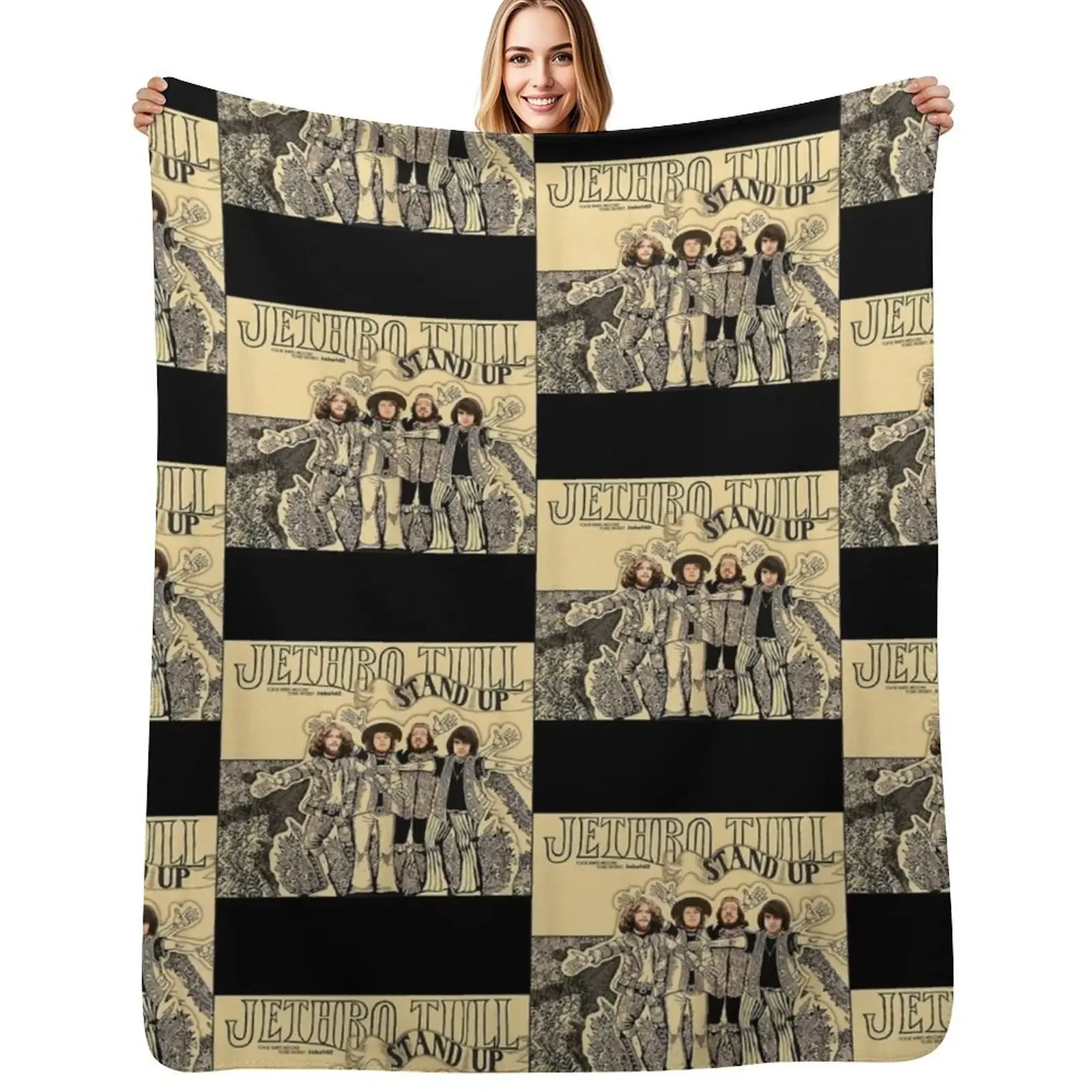 

Jethro Tull Throw Blanket Soft Big anime Soft Blankets For Sofas Blanket