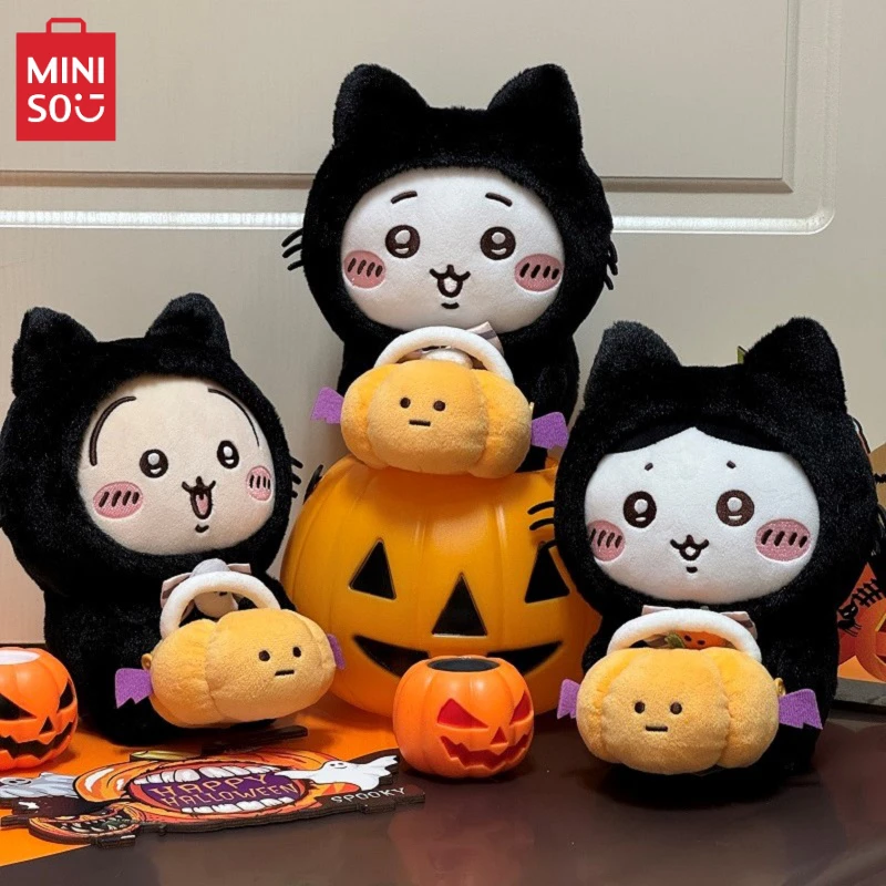 MINISO Chiikawa Series Halloween Limited Usagi Plush Doll Anime Soft Pillow Children'S Soothing And Sleeping Christmas Gift Toy